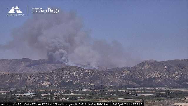 Holser Fire: Evacuation Orders Issued For Brush Fire Near Piru
