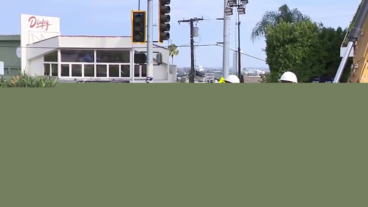 Ruptured water line replaced in West Hollywood