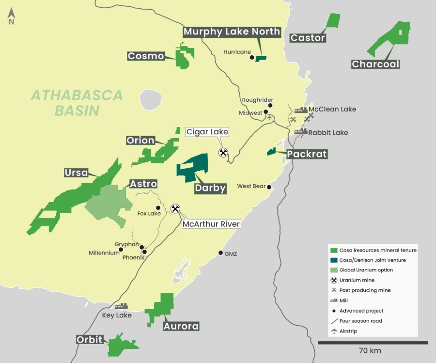 Cosa Resources Announces Commencement of Winter 2026 Drilling Campaign on Joint Ventures with Denison Mines