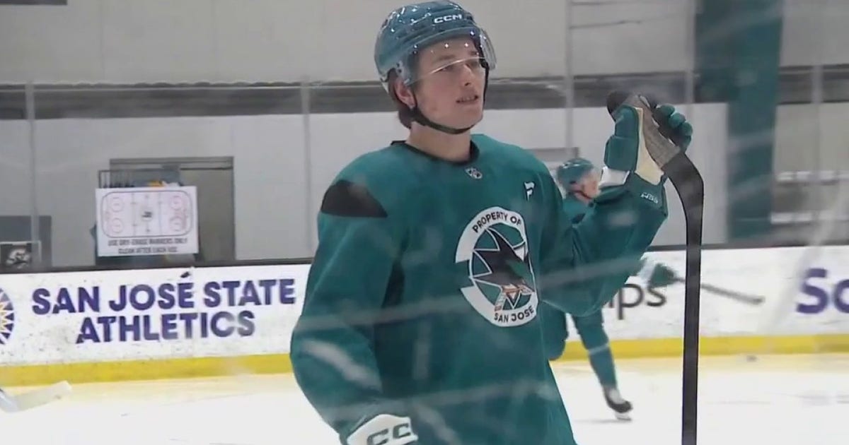 San Jose Sharks sign Macklin Celebrini to $94M contract extension