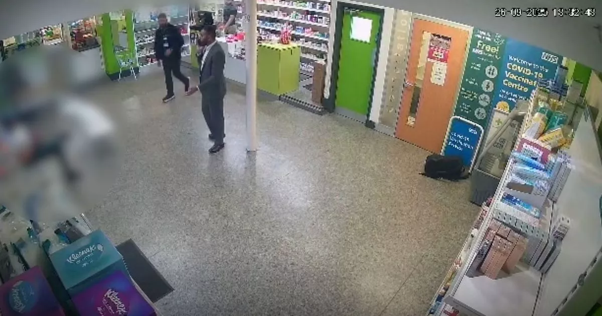 Man 'taken to hospital' as hero Stoke-on-Trent pharmacist protects customers