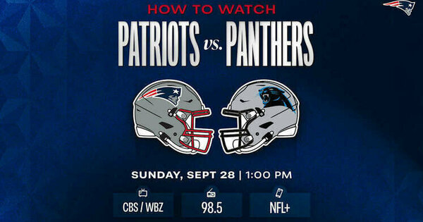 How to Watch/Listen: Patriots vs. Panthers
