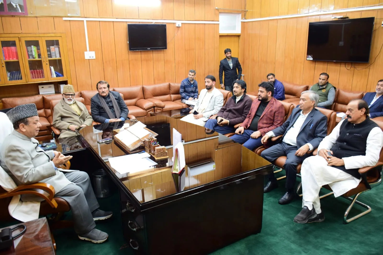 Speaker JKLA chairs All Party, Business Advisory Committee meeting at Jammu