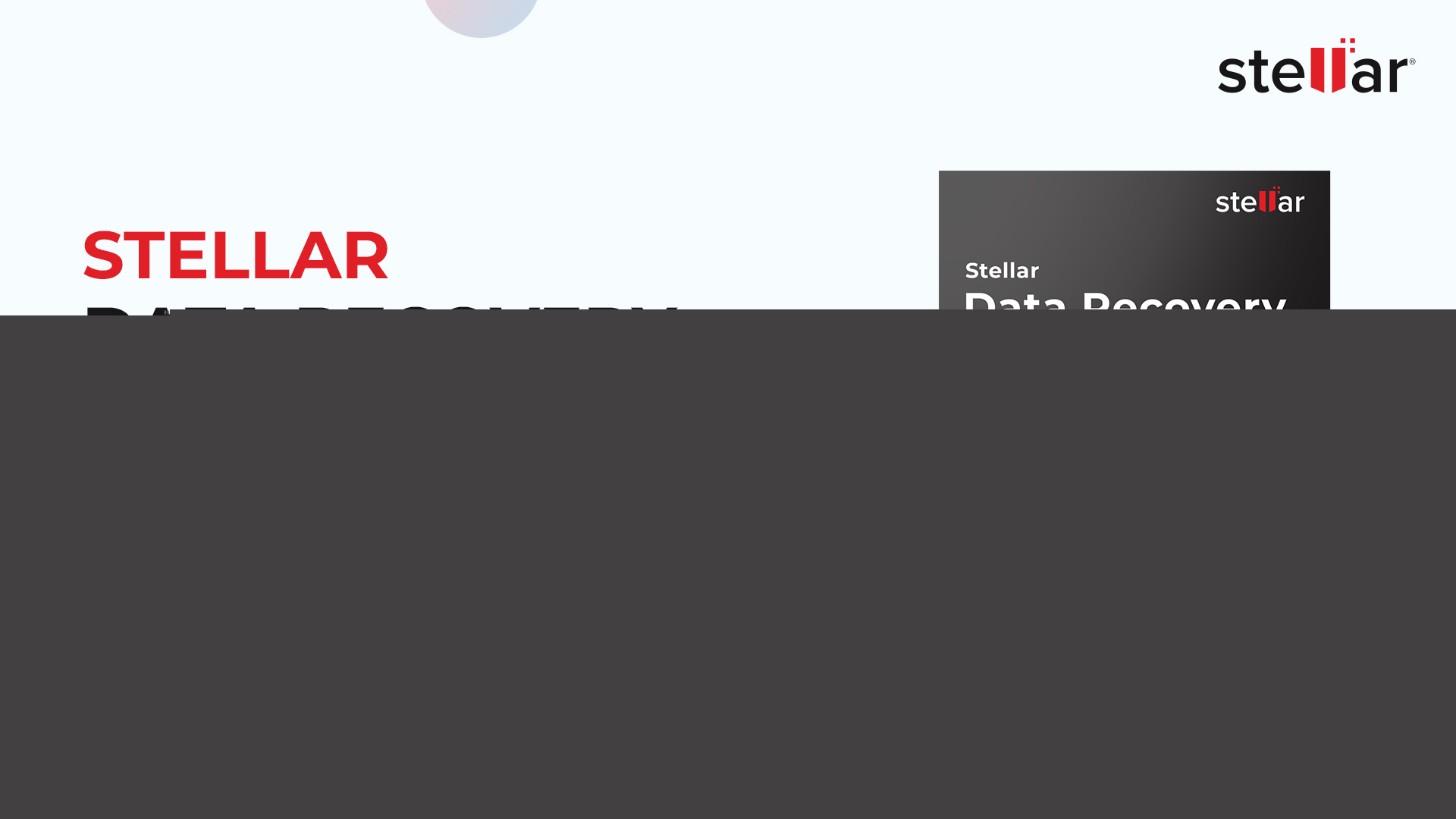 Stellar Data Recovery for Android:  Restoring Lost/Deleted Android Data