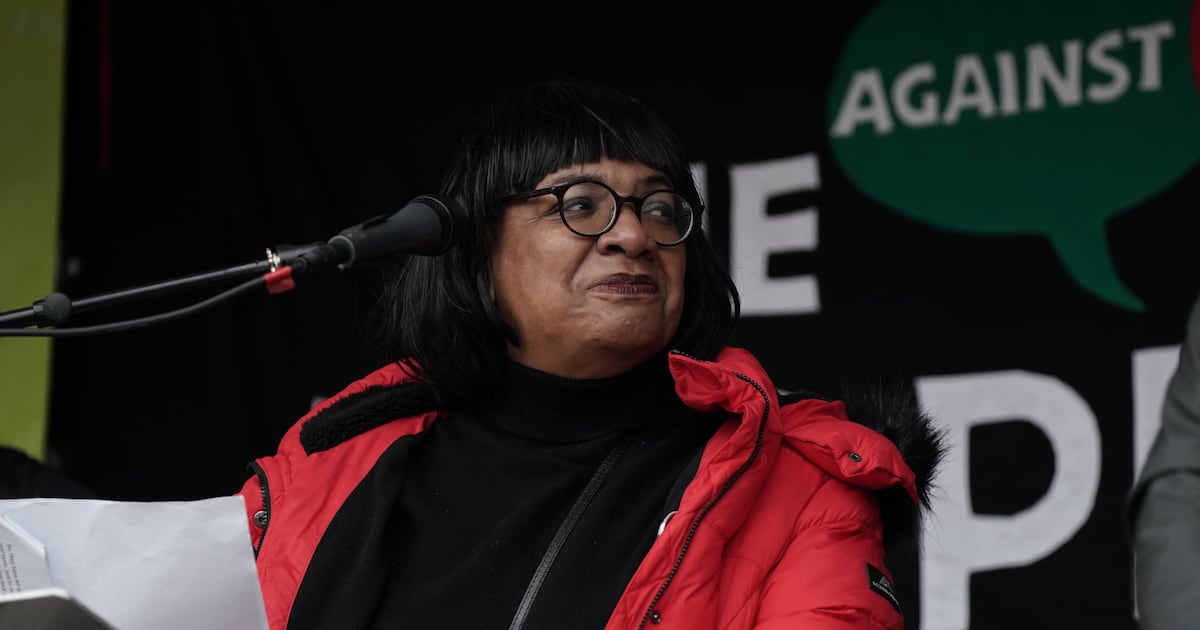 Diane Abbott readmitted to Labour Party after ‘formal warning’