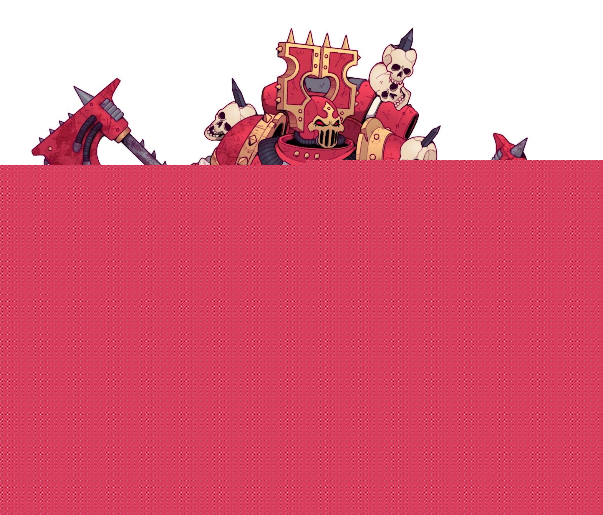 Warhammer 40,000 - World Eaters, but maid cafe style | /r/grimdank