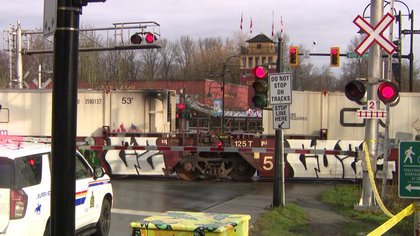 Train fatally strikes pedestrian in Fort Langley