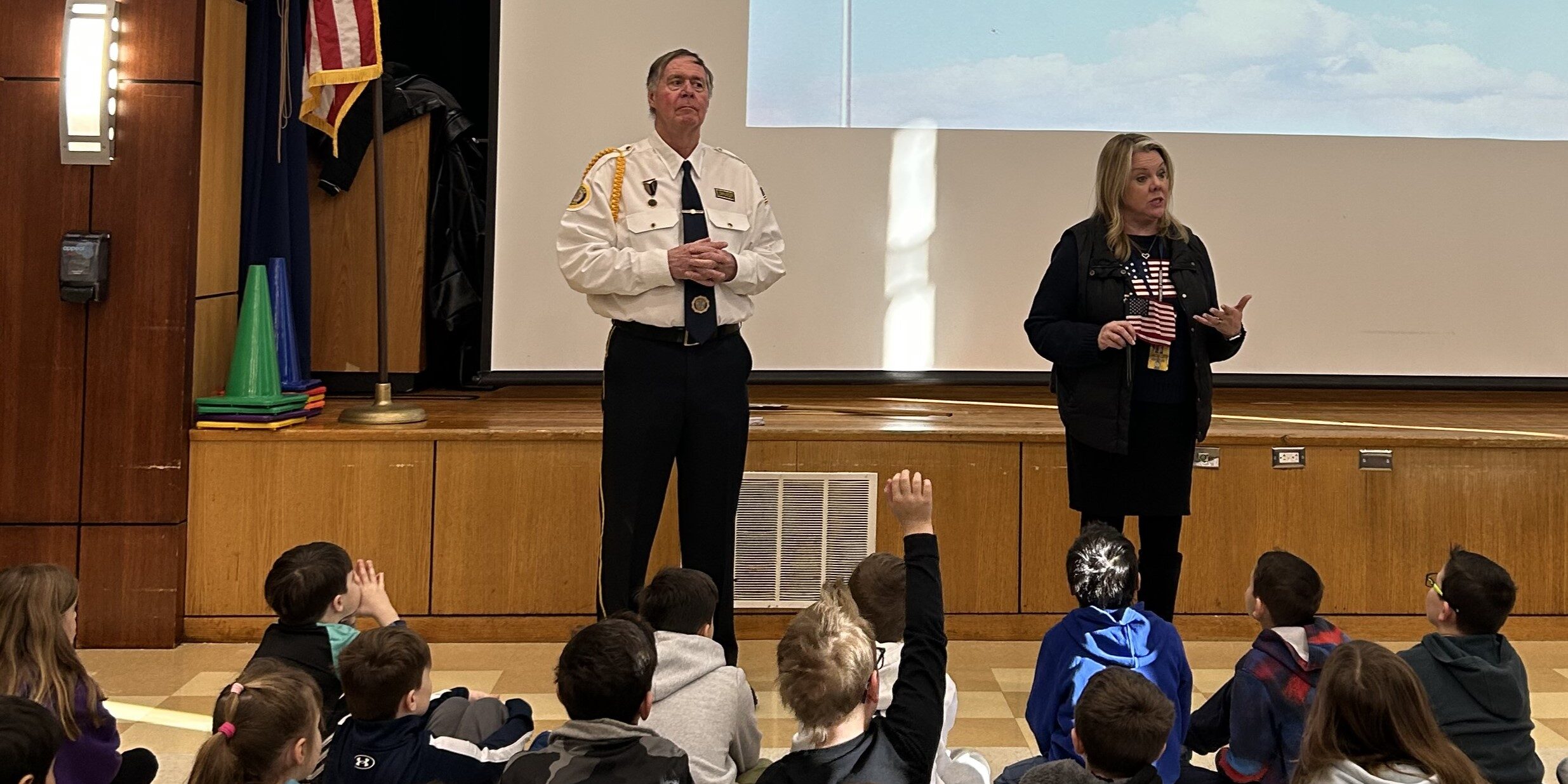 Lynnfield schools and American Legion promote patriotism to third graders
