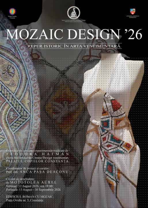 Mozaic Design ’26 – patrimoniul roman, reinterpretat prin artă vestimentară