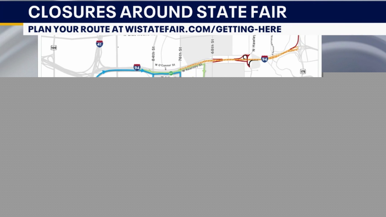Long-term closures and State Fair routes, Wisconsin DOT gives updates