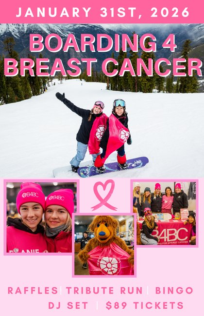 Boarding for Breast Cancer, Sports Basement Ski Bus, Masters Clinics & More at Bear Valley