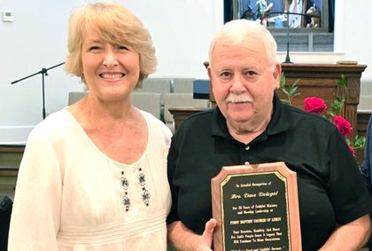 First Baptist Church Leroy associate pastor retires