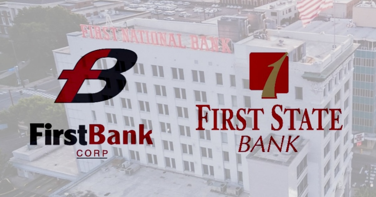 First Bank Corp., First State Bank sign merger agreement