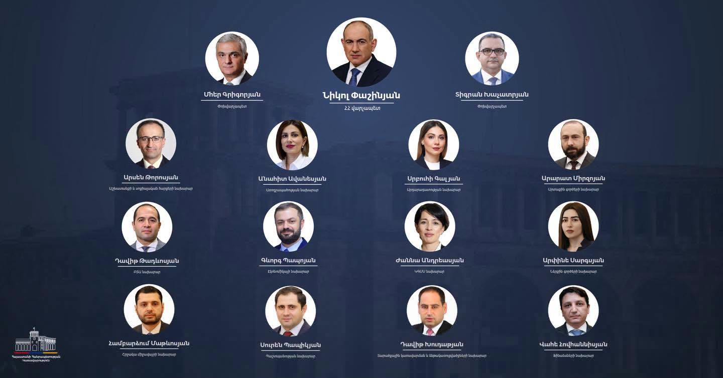 President Vahagn Khachaturyan Issues Decree Forming Armenia’s New Government