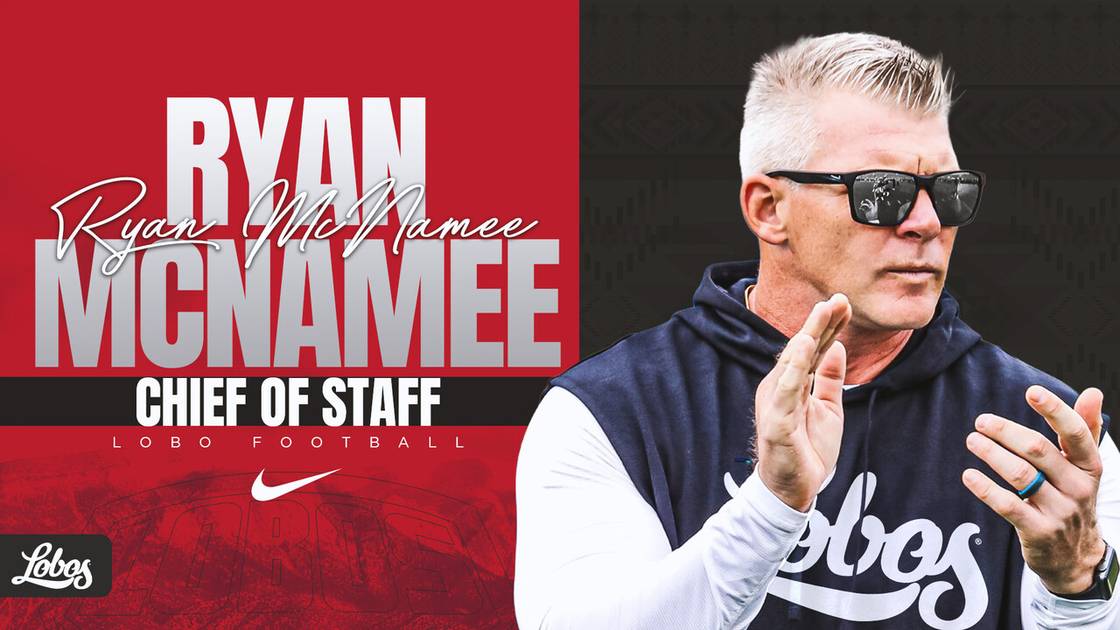 Ryan McNamee Named Lobo Football Chief of Staff