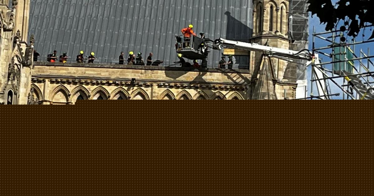 Patient airlifted to hospital after medical incident on York Minster roof
