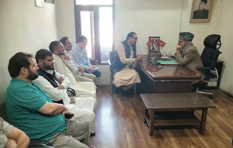 MLA Er Khursheed calls on Sagar to discusses relief measures for Gulabgarh