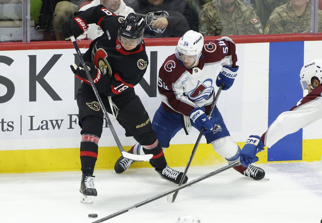 Senators hand league-leading Avalanche third loss in four games with 5-2 victory