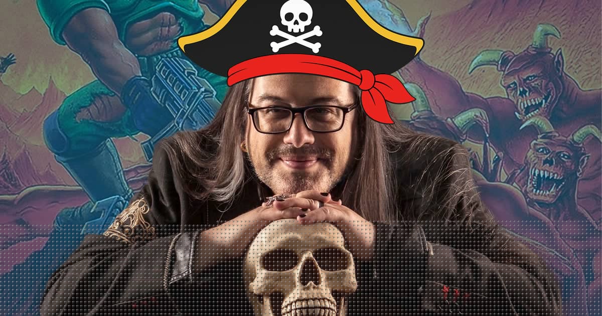Doom creator id Software used Taiwanese pirates to help distribute the game, John Romero reveals
