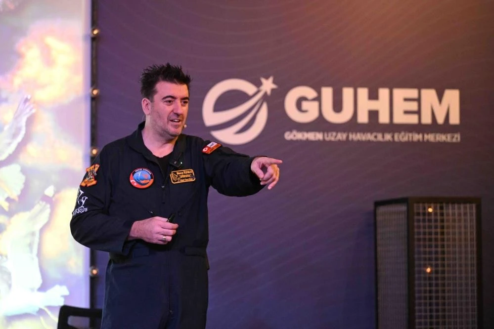 HÜRKUŞ’un baş test pilotu Murat Özpala, Bursa'da deneyimlerini paylaştı