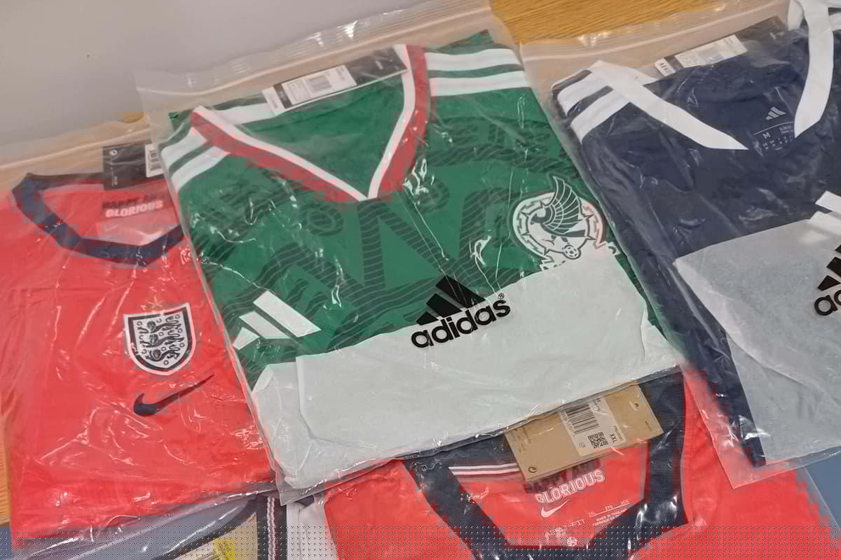 Police seize fake World Cup shirts worth £18.5m in major crackdown