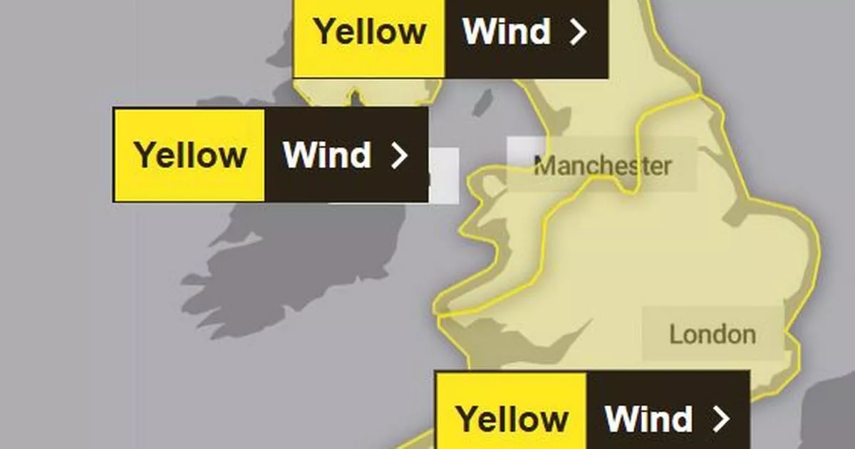 Met Office warnings issued for whole of Wales as Storm Amy to batter country with 70mph gusts