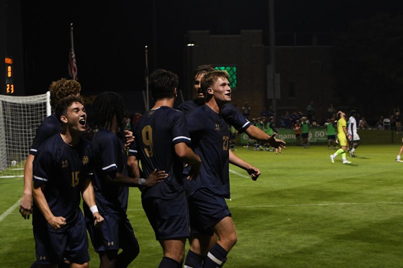Irish men's soccer has win streak snapped in 2-0 loss to SMU