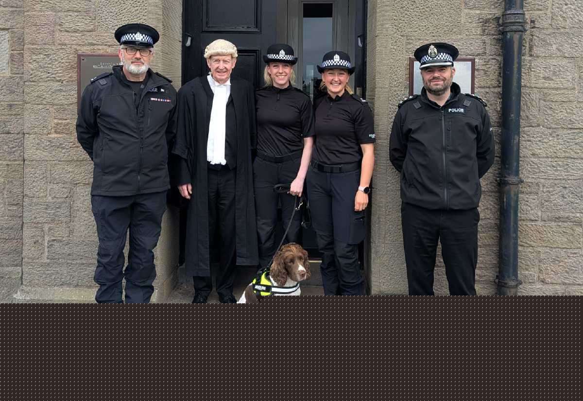 Dogs against drugs recruits a new special constable