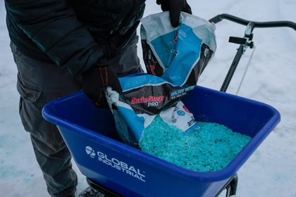 St. Louis launched a pilot program to give residents free salt for their homes. But, commercial trucks took most of it