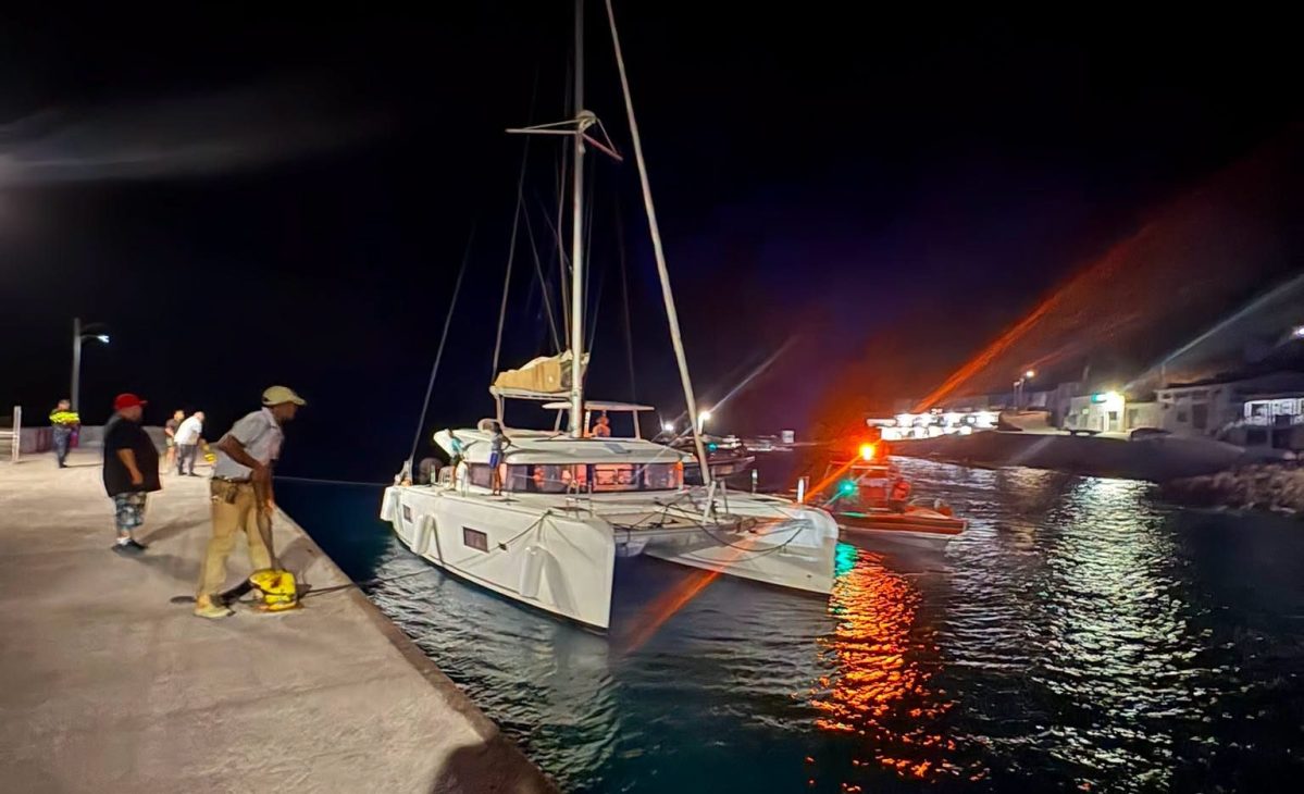 This evening, the SARs vessel and the Coast Guard responded to a report of a sailboat in distress near Wells Bay area.