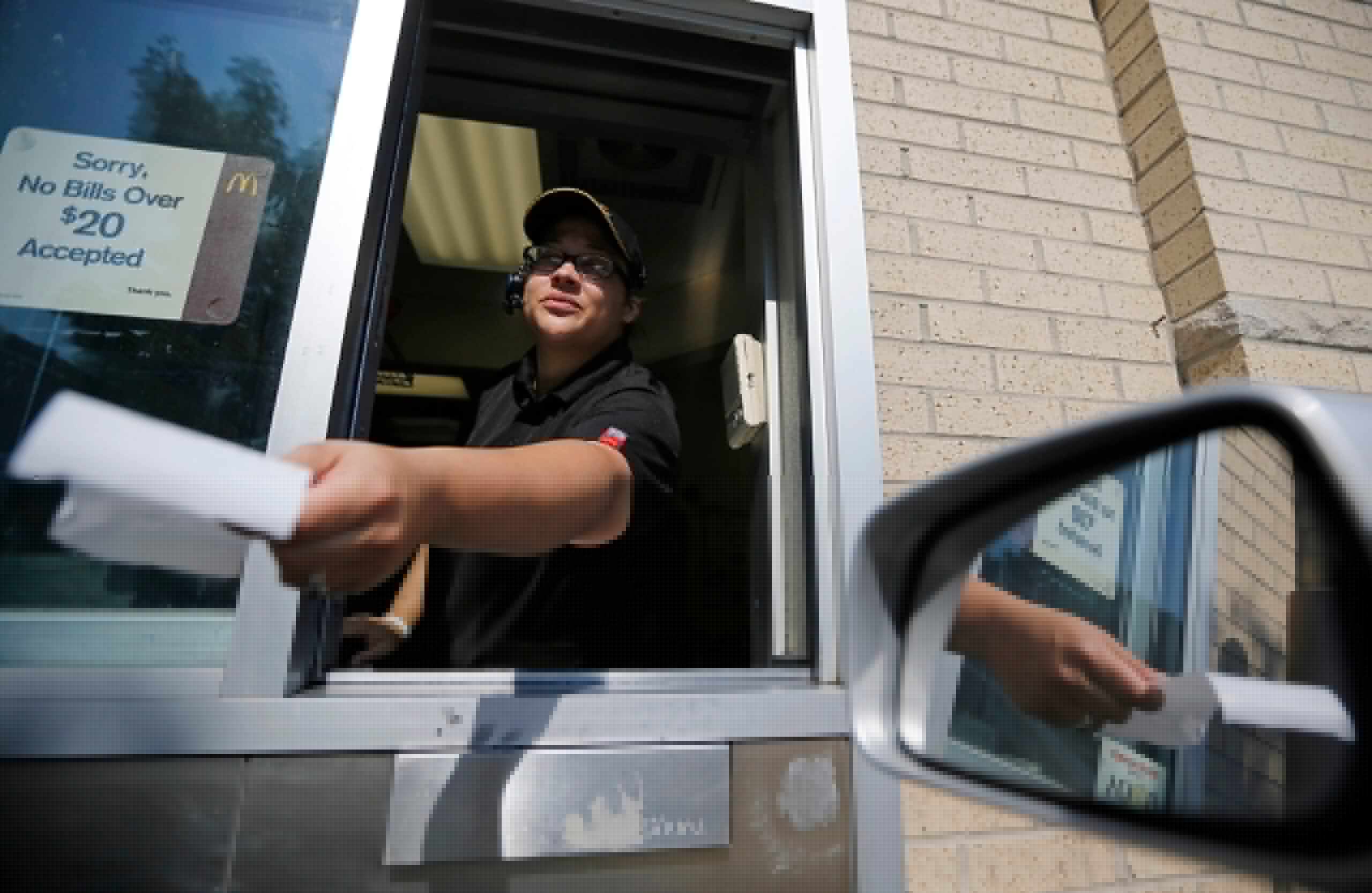 A Very Bold Thief Was Caught Stealing Out of the Cash Register from the Drive-Thru Window