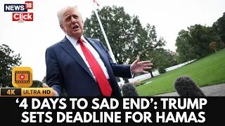 Trump Warns Hamas To Accept Gaza Peace Plan Or Face A Sad End