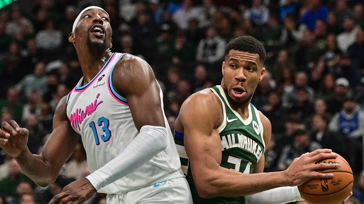 Heat’s Giannis Antetokounmpo recreating Bam Adebayo memes is peak offseason content