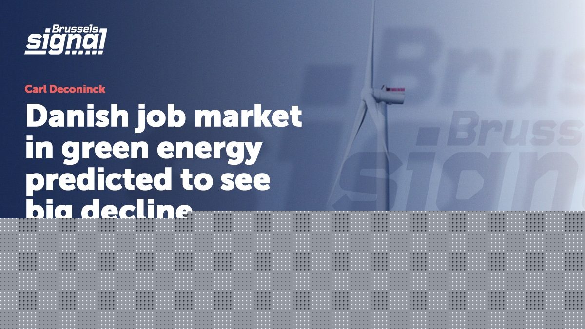 Danish job market in green energy predicted to see big decline