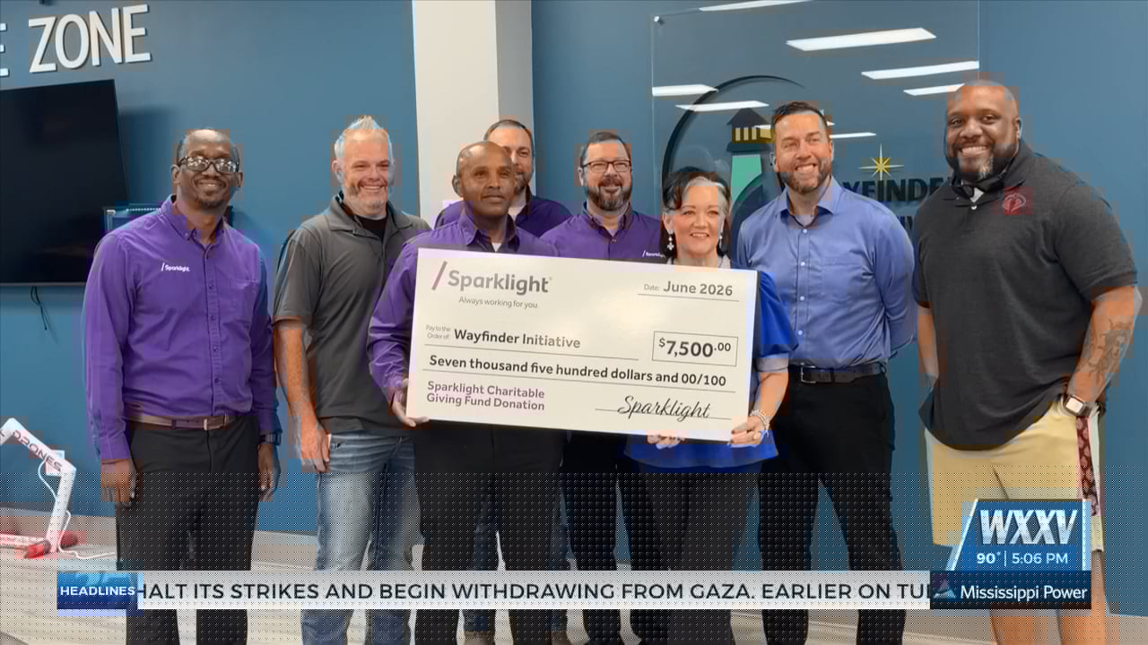 Sparklight donating to nonprofits across South Mississippi