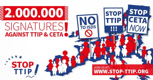 Comment on 2,000,000 Europe-wide signatures against TTIP by 2.000.000 firmas en toda Europa contra el TTIP | Cayo Hueso