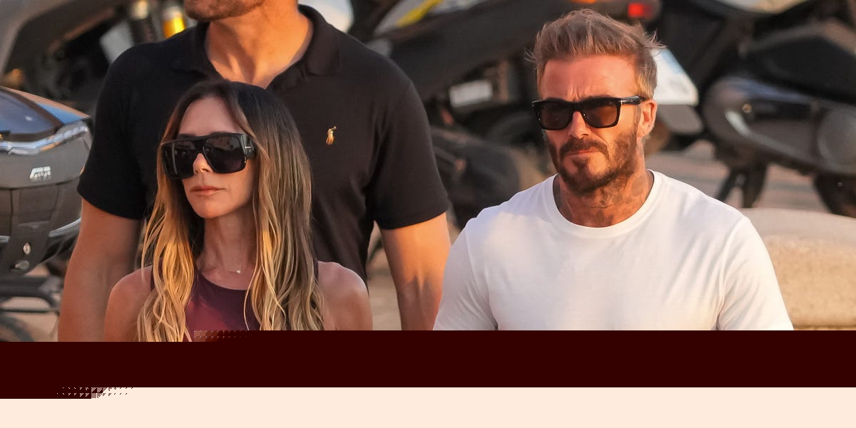 Victoria Beckham’s Luxurious Vacation Style Includes the Most Fabulous Burgundy Dress