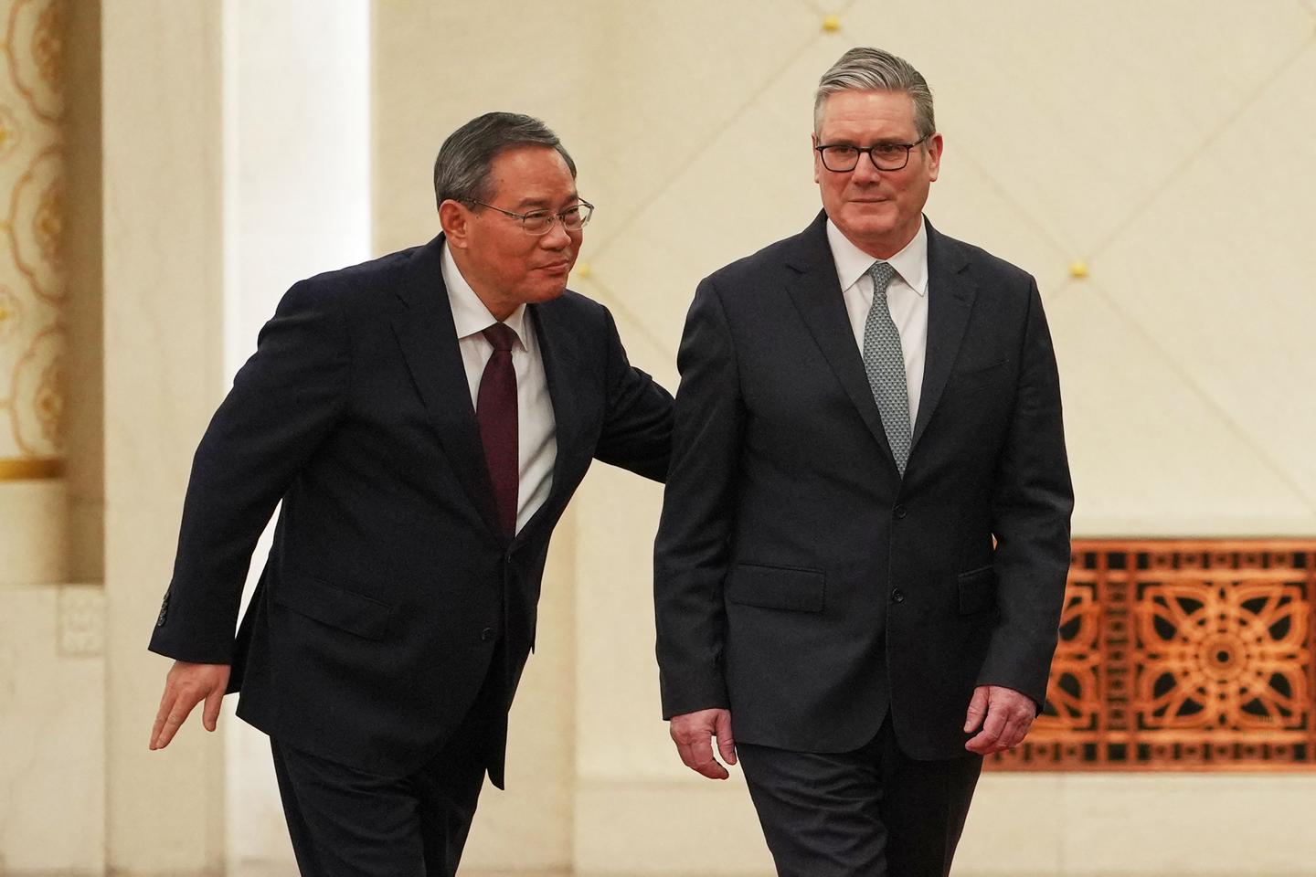 Starmer hails 'good progress' after meeting China's Xi