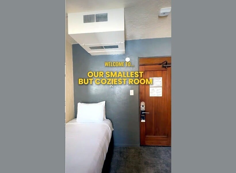 Golden Gate Markets Smallest Known Hotel Room in Las Vegas