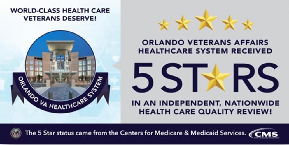 Orlando VA Recognized for Enhancing Care, Access, Outcomes for Veterans