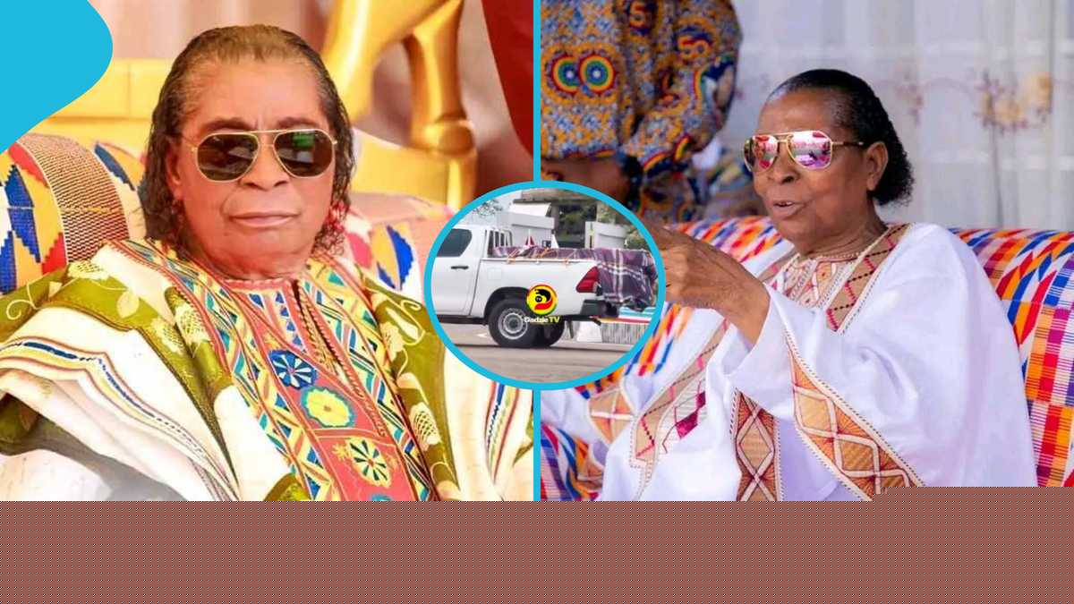 Fresh footage of Kantanka’s casket arrival at funeral grounds emerges amid reports of hearse interception