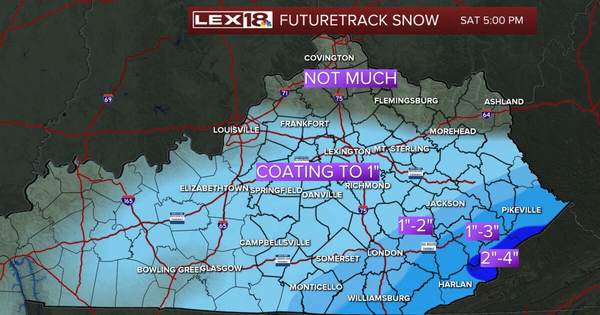 Some Light Snow To Finish The Week