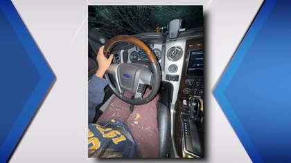 Unsecured plywood flies off truck on I-10, shatters mother’s windshield
