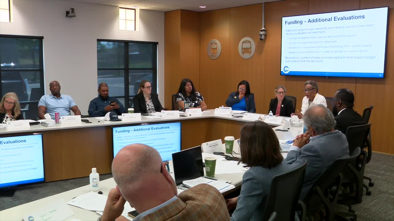Tempers flare over funding gap for the $3.5 billion Blue Line Extension