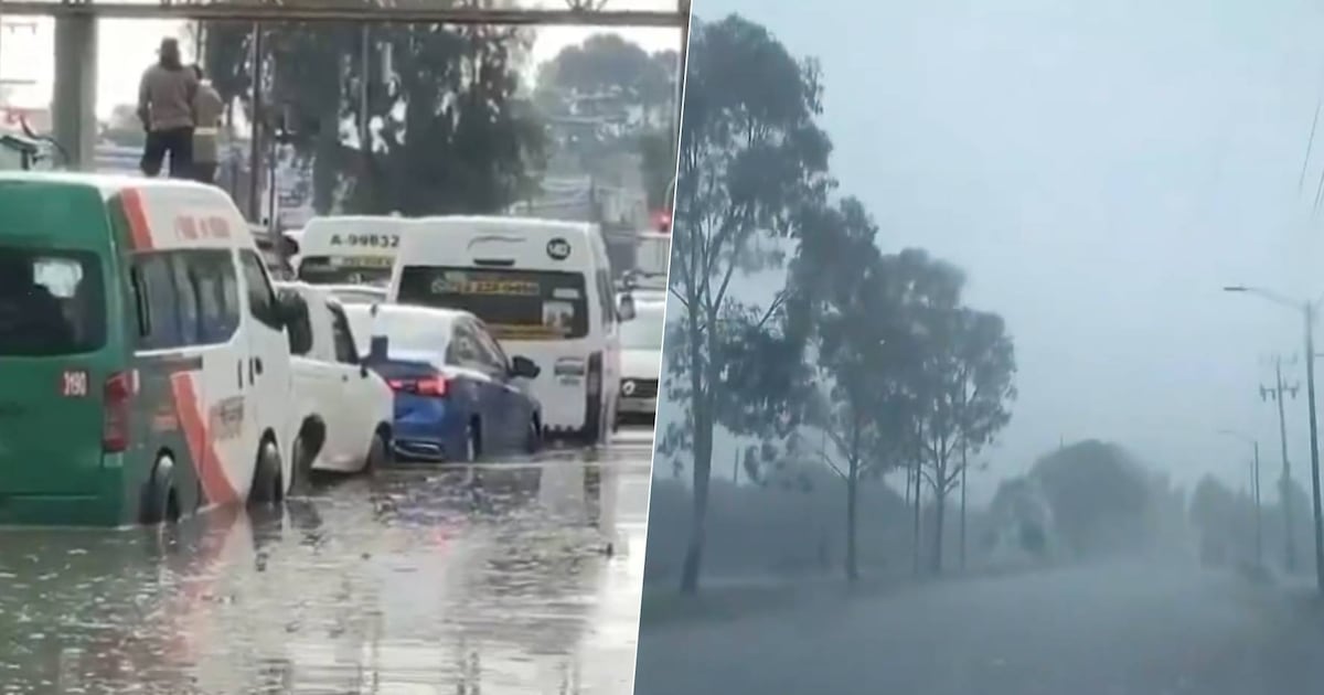 Fuertes lluvias se instalan en el oriente del Edomex; Activan alerta en CDMX por inundaciones