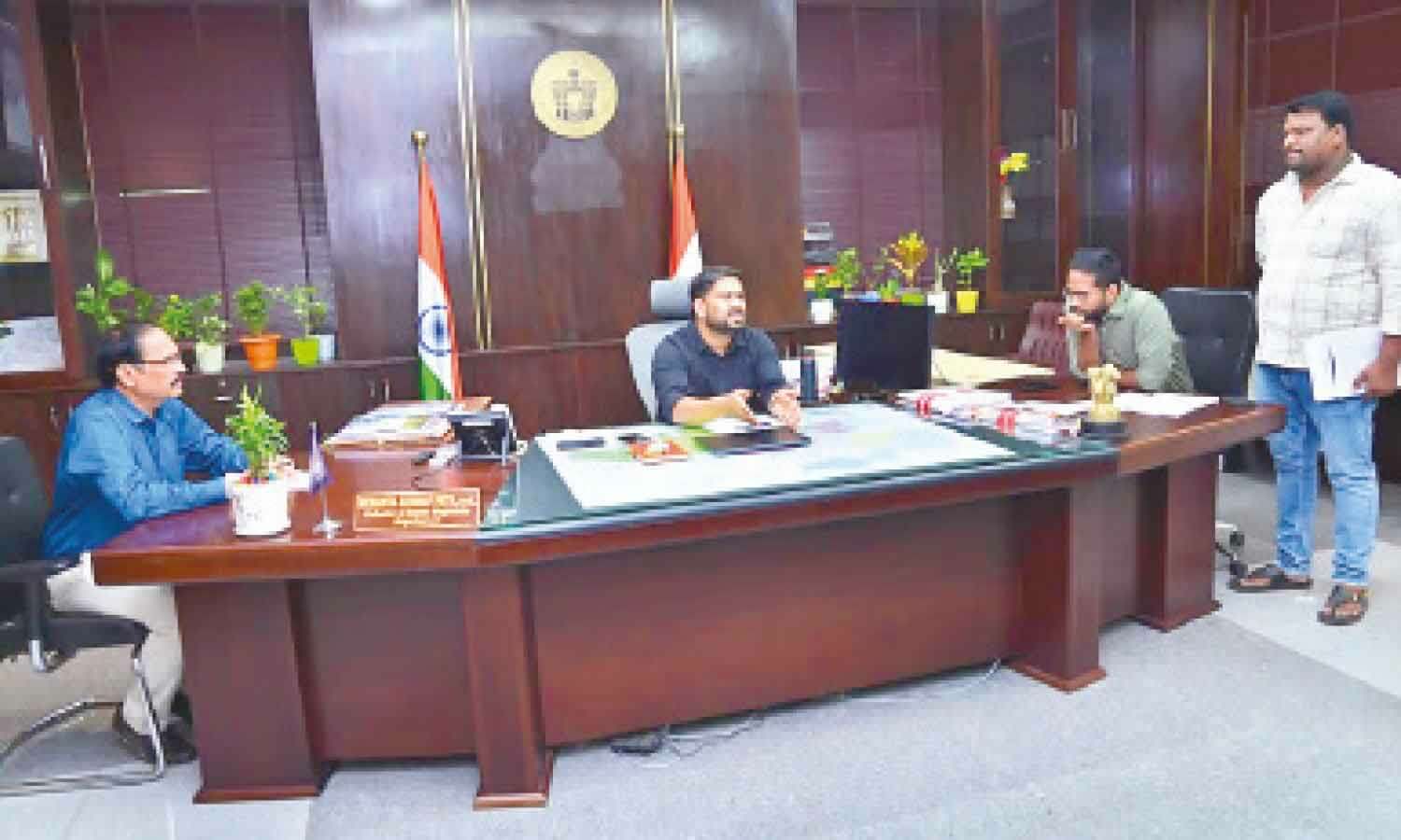 Expedite R&R for Nallamala displaced families: Collector Hemanta Keshav Patil