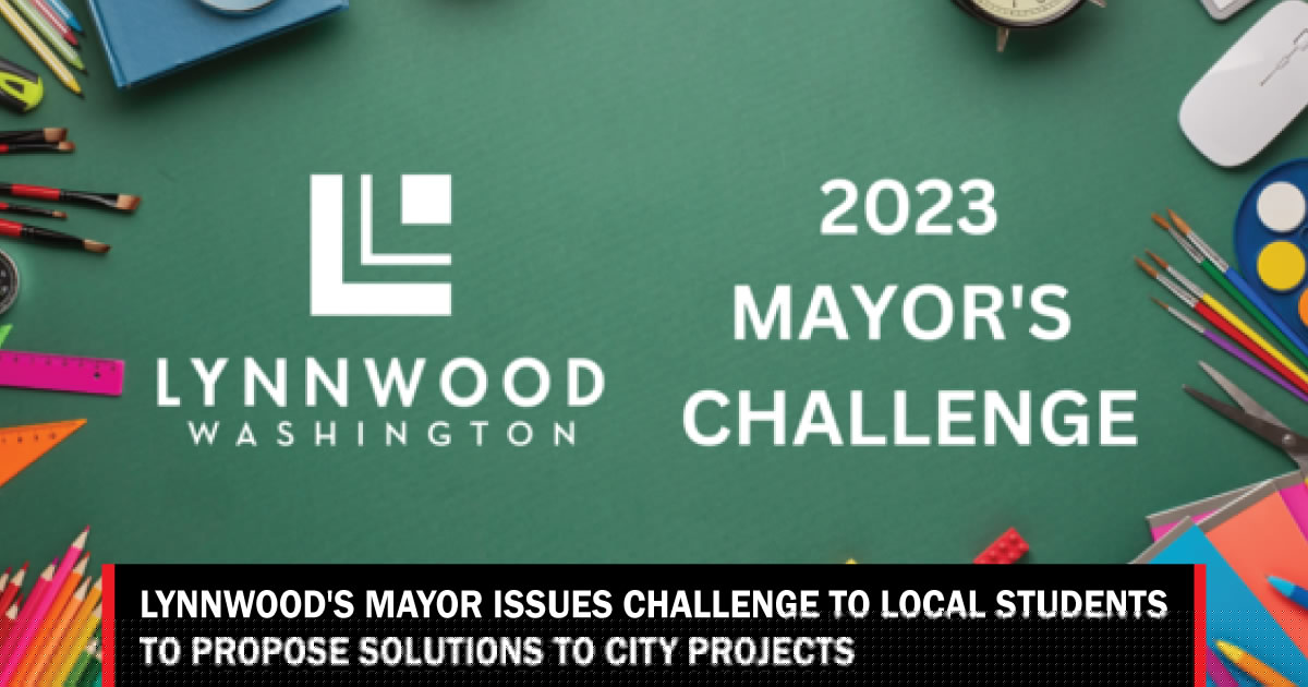 Comment on Lynnwood’s Mayor issues challenge to local students by Skapa ett gratis konto