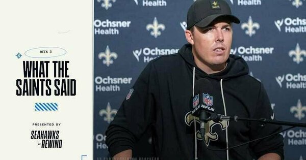 What The Saints Said Following Their 44-13 Loss At The Seahawks