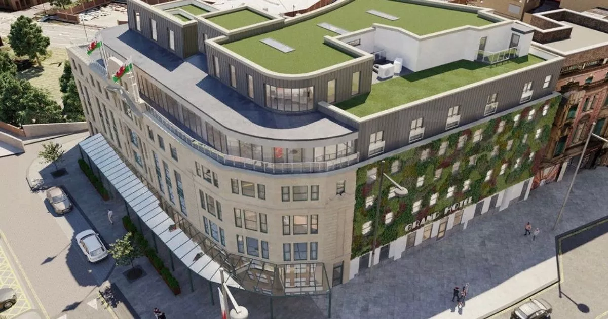 Popular Welsh hotel announces luxury refurbishment with rooftop bar, lounge, and gym