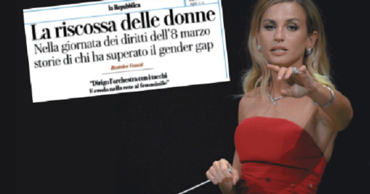 La capriola di Repubblica su Venezi: l'amava alla follia e ora la "bacchetta"